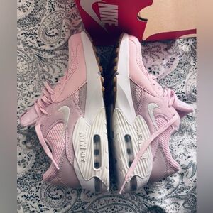 Nike Women's Air Max Pink and White Sneakers